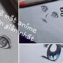 Cách Vẽ Mắt Anime Nữ Đơn Giản Cute