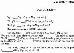 Mẫu Hsmt Dịch Vụ Phi Tư Vấn