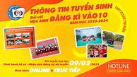 Thông Báo Tuyển Sinh Lớp 10 Năm 2024