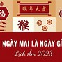 Xem Giờ Tốt Của Ngày Mai